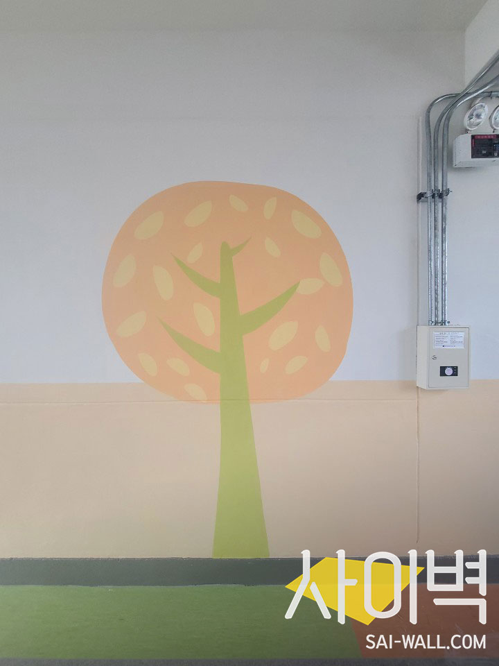 대동초등학교 계단벽화 벽화 시공 사진 10